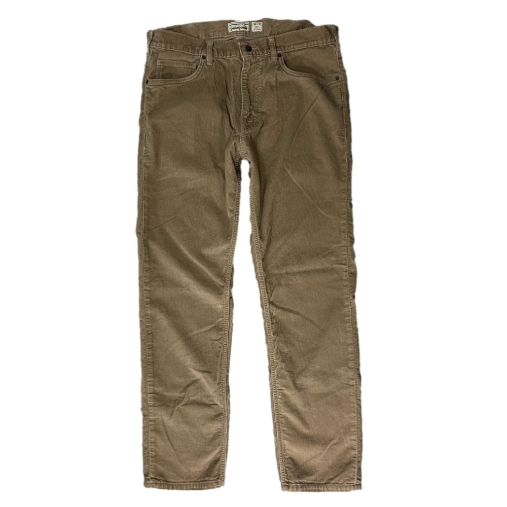 Vintage Patagonia Corduroy Pants Tan Size 38x32 slim fit